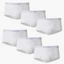 Hanes Boys Underwear, 6 Pack Tagless Boys Brief, XS