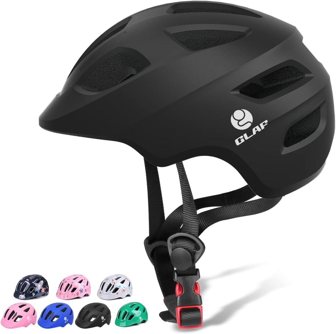 GLAF Baby Bike Helmet Toddler Helmets for 1 Year Old and up Infant Girls Boys Multi Sport Adjustable for Scooter Bicycle Kids Youth Child Skateboard Safety Cycling (XS(12 months-3 years ) ( 18.2"- 20.4" ), Matte black)
