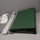 Weatherproof Heated Cat House for Outdoor in Winter, Heated Cat Bed Kitty Shelter with Cat Heating Pad, Insulated & Safe Escape Door, Warm Home for Outside Stray Cat (13"x16"x14", Green)