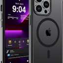 TORRAS Stronger Magnetic for iPhone 13 Pro Case, 12FT Military Grade Drop Tested, Compatible with MagSafe, Slim Protective Matte Silicone for iPhone 13 Pro Phone Case 6.1'', Translucent Black