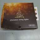 JMEXSUSS 168FT 600 LED Christmas Lights Outdoor Waterproof Clear Wire Indoor String Lights for Outside Warm White Christmas Tree Lights Plug in for Bedroom Wedding Party Valentines Decor