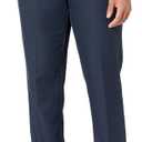 Amazon Essentials Men's Slim-Fit Flat-Front Dress Pant (Black)