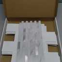 DICOFUN 10-Sheet Peel and Stick Backsplash Tile, Faux White Marble Look PVC Mixed Metal Stick on Backsplash Tiles for Kitchen and Bathroom, 9.4 sq.ft