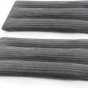 Microwave Heating Pad 6 x 12 Heating Pad Microwave, Microwave Bean Bag Heating Pad for Neck and Shoulders, Moist Heat Pack Pillow Warm Compress for Muscles, Joints, Abdomen (Dark Gray) - 2 Pack