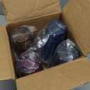 US Acrylic Optix Plastic Reusable Drinking Glasses (Set of 8) 20oz Water Cups in Jewel Tone Colors | BPA-Free Tumblers, Made in USA | Top-Rack Dishwasher Safe