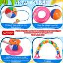 Lunmon Summer Pool Beach Party Decorations Kit Beach Ball Party Arch Kit 11 Pcs Inflatable Beach Balls Bulk Inflatable Pool Party Favors 12 Pool Floats Swimming Ring Inflatable Pool Floats Birthday