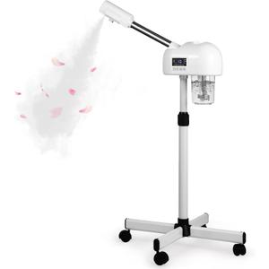 Professional Facial Steamer for Estheticians, Hot Mist & Timer Function, Vaporizador Facial Professional Steamer On Wheels for Home Use & Spa Salon Skin Cleasning