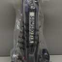 ELECOSMOS Safe Electric Scooter for Kids 4+, Balance for Beginner, Thumb Throttle, Flash Deck, Extra Wide Light Up Big Wheels, Adjustable Heights, 5 MPH Safe Speed (Black)