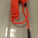 AGVEE 3ft Coiled USB-C to Mini USB Cable, [USB-IF Certified] Charger Charging Data Sync Cord for TI-84, Garmin GPS, Go-Pro Hero 4 3 2 HD, PS3 Controller, Canon Nikon Camera, Blue Yeti, Red