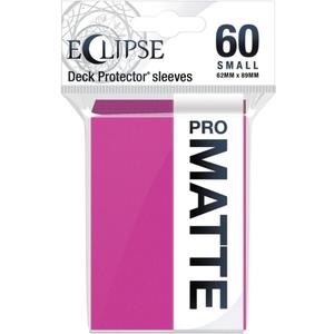 Ultra Pro - Eclipse Matte Small Sleeves 60 Count (Hot Pink) - Protect All Your Gaming Cards, Sports Cards, and Collectible Cards with Ultra Pro's ChromaFusion Technology