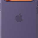 Apple iPhone 17 Pro Max Silicone Case with MagSafe and Camera Control: Lightweight Phone Case, Wireless Charging Compatible, Smooth Matte Finish; Purple Fog