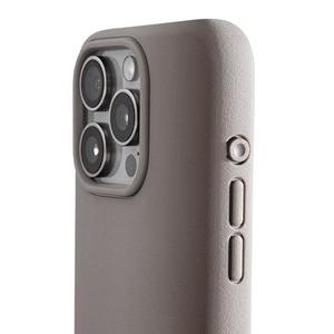 TineeOwl for iPhone 15 Pro Magnetic Case - Dune Series, Compatible with MagSafe, TPU, Minimalist, Slim/Thin, Grippy with Microfiber Lining, Rounded Action Button (Sand Stone, iPhone 15 Pro) Almost Black