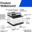 HP Color LaserJet Pro MFP 3301sdw Wireless All-in-One Color Laser Printer, Office Printer, Scanner, Copier, ADF, Duplex, Best-for-Office (499Q3F)
