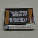 La Crosse Technology Atomic Digital Clock with Outdoor Temperature, Wood Oak, 0