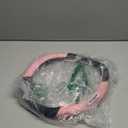 Leather Car Steering Wheel Cover, Non-Slip Car Wheel Cover Protector Breathable Microfiber Leather Universal Fit for Most Cars(Pink)