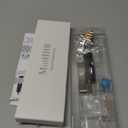 MioHHR Slim Metal Band Compatible with Apple Watch Band 42mm(Series 11 10) 41mm(Series 9 8 7) 40mm(Series 6 5 4 SE3/2/1) 38mm(Series 3 2 1),Stainless Steel iWatch Bands for Women,Silver/Gold