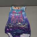 BAOHULU Gymnastics Leotards for Girls Sparkly Dance Outfit One Piece Kids Athletic Clothes, Size 10A, Diamond Bluerose