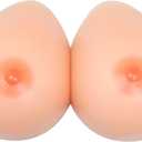 MERSTEYO Silicone Breast Forms Mastectomy Prosthesis For Cosplay Crossdresser Transgender Waterdrop 1 Pair A To II Cup (Beige)