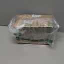 LOULIQIGIFT 6pcs 2025 Crystal Snowflake Ornament Miniature Star Glass Christmas Tree Hanging Xmas Tree Winter Home Decor with Ribbons