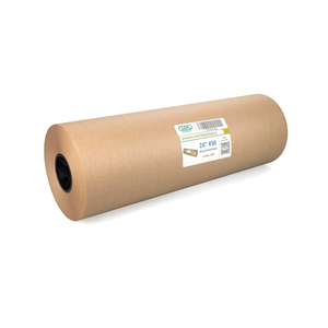 IDL Packaging 24" x 14400" (1200 feet) - USA-Made Large Brown Kraft Paper Roll - 30lb Thickness - Natural Kraft Wrapping Paper for Packing, Void Filling - Craft Material for Kids Art Projects