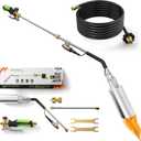 Propane Torch Weed Burner, 14FT Safety Hose, 2-in-1 Two Modes | High Output Weed torch with Self Igniter, Fits 1-100LB Propane Tank for Weeding, Melting Snow, BBQ, Roof and Asphalt Work