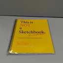 Drawing Sketchbook,This is Not A Sketchbook, It's an Art Class, A Painting Art Book About How to Draw, Spiral-Bound Workbook Interactive Coloring Book for The Aspiring Artist