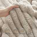 Bedsure Twin Blanket for Couch - 350GSM Super GentleSoft Fuzzy Fluffy Cozy Blankets for Women, Cute Small Plush Fleece Throws for Girls, Linen60x80 Inches, Wider Striped Design