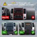 2+64G Android 14 Double Din Car Radio Stereo for Nissan Frontier Xterra 2009-2012 with 9 Inch Touchscreen Radio Built-in Wireless Carplay/Android Auto/GPS/Bluetooth/FM/AUX-in/SWC/Backup Camera
