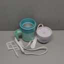 DASH My Pint Ice Cream Maker Machine (Aqua): Multi-Purpose Soft Serve Ice Cream Machine for Homemade Gelato, Sorbet, Frozen Yogurt, Includes Mixing Spoon, Easy to Clean and Store (0.4qt)