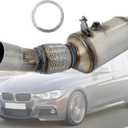 Front Catalytic Converter Fits For 2013-2017 BMW 228i xDrive 320i 328i 428i L4 2.0L 18307607665 18327645666 N20B20A 17546