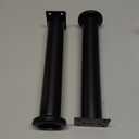 2 Pcs Adjustable Height Bed Support Legs for Bed Frame/Bed Center Slat, Metal Adjustable Furniture Legs 10-17 inch for Bed/Sofa/Cabinet/Couch/Dresser/Table,Heavy Duty Bed Replacement Legs