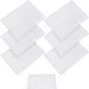 Shappy Magnetic Floor Vent Covers Air Vent Screen Register Trap Magnetic Floor Register Mesh Covers Rectangle PVC Mesh Cover for Wall Ceiling Floors Catch Debris Hair Insect(8 x 12 Inch,White)