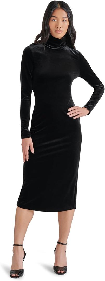 Steve Madden Women's Apparel Skyler Dress (Black, XS)