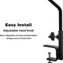MIXXIDEA Heavy Duty Extensible Deck Hook - Adjustable for Hanging Bird Feeders, Plants, Wind Chimes, Lanterns