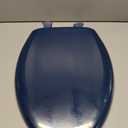 Bemis Classic Colors Slow Close Toilet Seat, Easy Clean Hinges and Durable Plastic Seat, Made in USA, Elongated, Navy