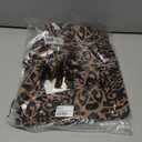 Men's Short Sleeve 100% Viscose Hawaiian Shirt Regular Fit Button Closed (XS, Black-brown)