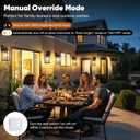 BesLowe 14 Upgraded Motion Sensor Outdoor Wall Lights, Dusk to Dawn Porch Lights Outdoor Wall Sconces, 3 Lighting Modes Exterior Lighting Fixtures with Hooks, Black Outside Lights for House, 2-Pack