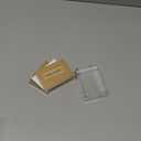 Juvale Magnetic Acrylic Picture Frame - 3 x 2 x 1.2 in Wallet-Size, Clear Polished - Mini Photo Frames Set of 2 for Tabletop & Desktop Photo Display (Medium)