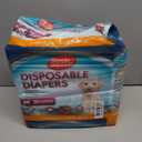 Simple Solution Disposable Dog Diapers, Female Dog Diapers, Puppy Potty Training, Incontinence and Heat Cycle Protection, Large Diapers for Dogs, 18-27 Inch Waist, 30 Count