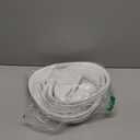 V Shape Thin Foam Weather Stripping Door Frame Seal Strip 19.7FT White, Draft Stopper, Insulation Winter, Weatherstripping, Gap Sealing, Soundproofing, Self-Adhesive Used for Exterior Front Door Side