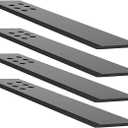 Countertop Support Bracket Heavy Duty 4 Pack Black 18" LX3.5 W Hidden Countertop Bracket Floating Knee Wall Support Metal Corbels for Quartz/Granite/Wood/Concret Countertops Screws Included
