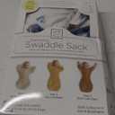 SwaddleDesigns Transitional Swaddle Sack, Arms Up Half-Length Sleeves & Mitten Cuffs, Swaddle for Newborn Transition to Baby Sleep Sack Wearable Blanket, 6-9 mo, 21-24 lb, Watercolor Mountains & Trees