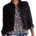 Levi's Women's Premium Original Trucker Jacket (Large, Black and Black)