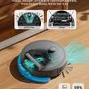 Lefant Robot Vacuum and Mop, Upgraded LiDAR Navigation, 450ml Visible Dustbin, Strong Suction, Multi-Floor Mapping, Self-Charge, WiFi/Alexa/APP, Multi-Surface Cleaning, M330 Pro Grey