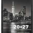 Annecy 20x27 Picture Frame Black1 Pack, 20 x 27 Picture Frame for Wall Decoration, Classic Black Minimalist Style Suitable for Decorating Houses, Offices, Hotels