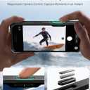 GolbinBox for iPhone 17 Pro Case with Card Holder and RFID Protection, [Built-in Safety Lock] [Holds 4-5 Cards & Cash] [Camera Control Button], Rugged Card Slot Wallet Case for 17 Pro 6.3'', Ink Black