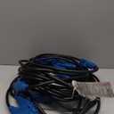 65 Feet Multi Outlet Extension Cord 12 Gauge,13 Nema 5-15R Evenly Spaced Outlets with Blue Indicators.Male Plug to Female Connector,Erboelec,ETL Listed