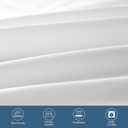 2 Pack Hospital Bed Sheets 36" x 80" x 9", Hospital Bed Fitted Sheets for Home & Hospital Care Beds, Soft Hospital Bed Sheets with Elastic All Around, White