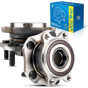 PHILTOP Front 513357 Wheel Hub Bearing for 2014-2023 Nissan Rogue, 2017-2022 Nissan Rogue Sport, Front Wheel Bearing, 5 Bolts 5 Lugs, 2 PCS