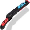Game Gun Controller for Nintendo Switch/Switch OLED Hand Grips Shooting Games for Wolfenstein 2: The New Colossus, for Big Buck Hunter Arcade - Compatible with Joy Cons and Other Shooting Games
